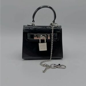 COPY - Kendall and Kylie mini tote bag or purse charm. Has a crossbody strap wi…
